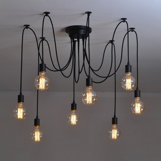 3 deals bulb chandelier